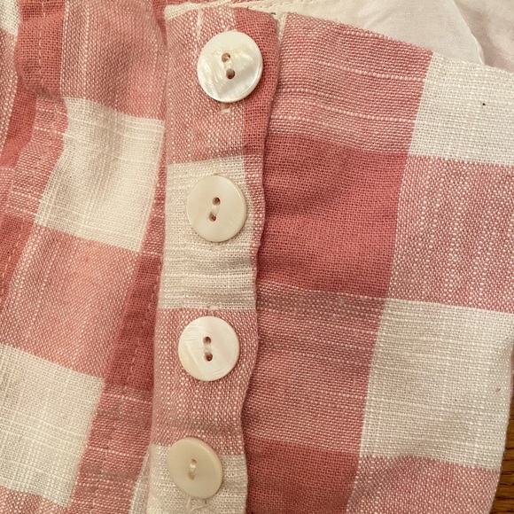 pink and white gingham crop top - Picture 2 of 4